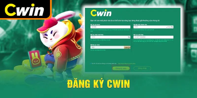 Các bước đăng ký Cwin đơn giản