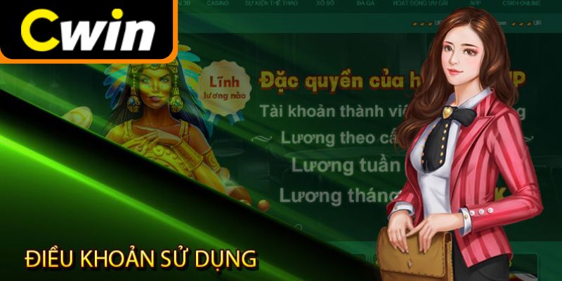 Điều khoản sử dụng Cwin